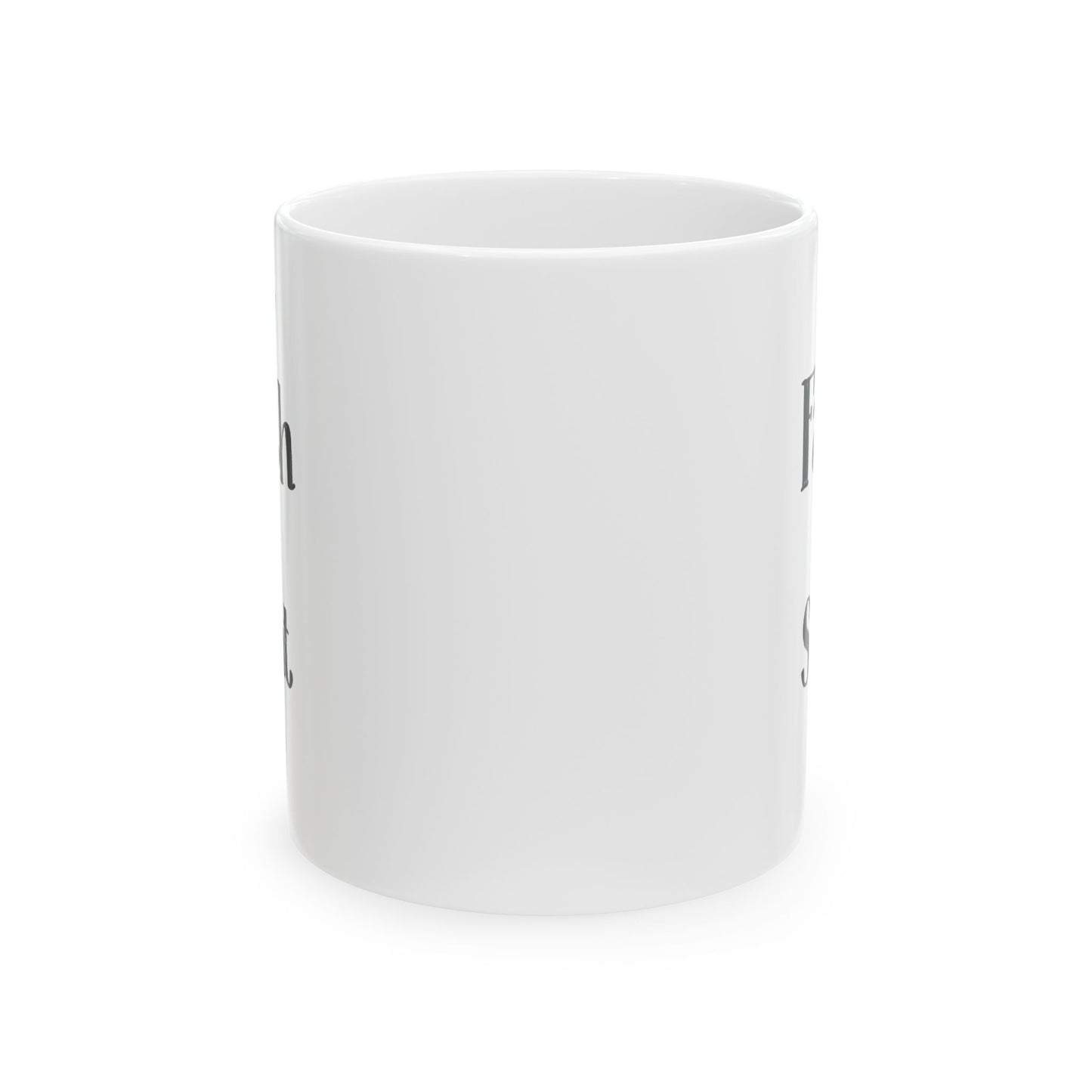 Simple Walk By Faith Not By Sight Mug Bible Verse Gift