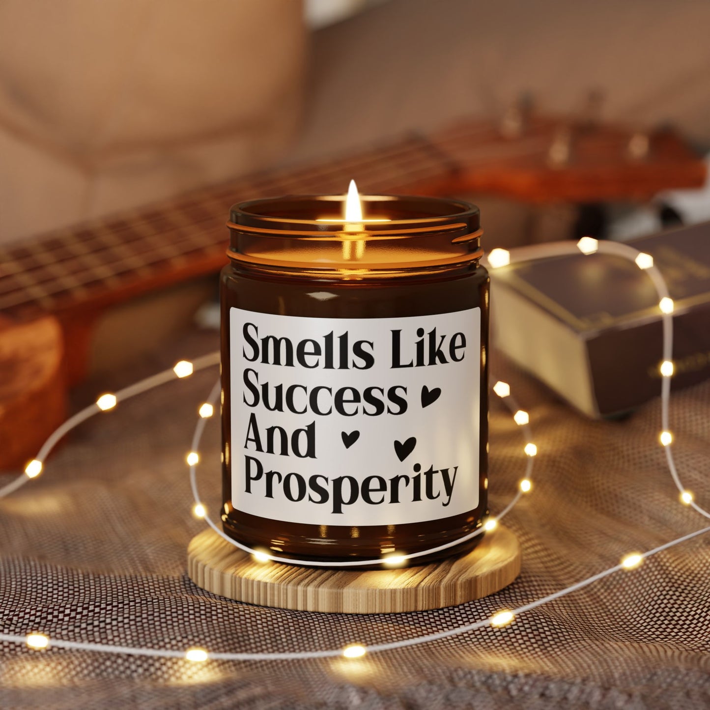Smells Like Success and Prosperity Candle – Manifestation Gift, Abundance Candle, Positive Energy Decor
