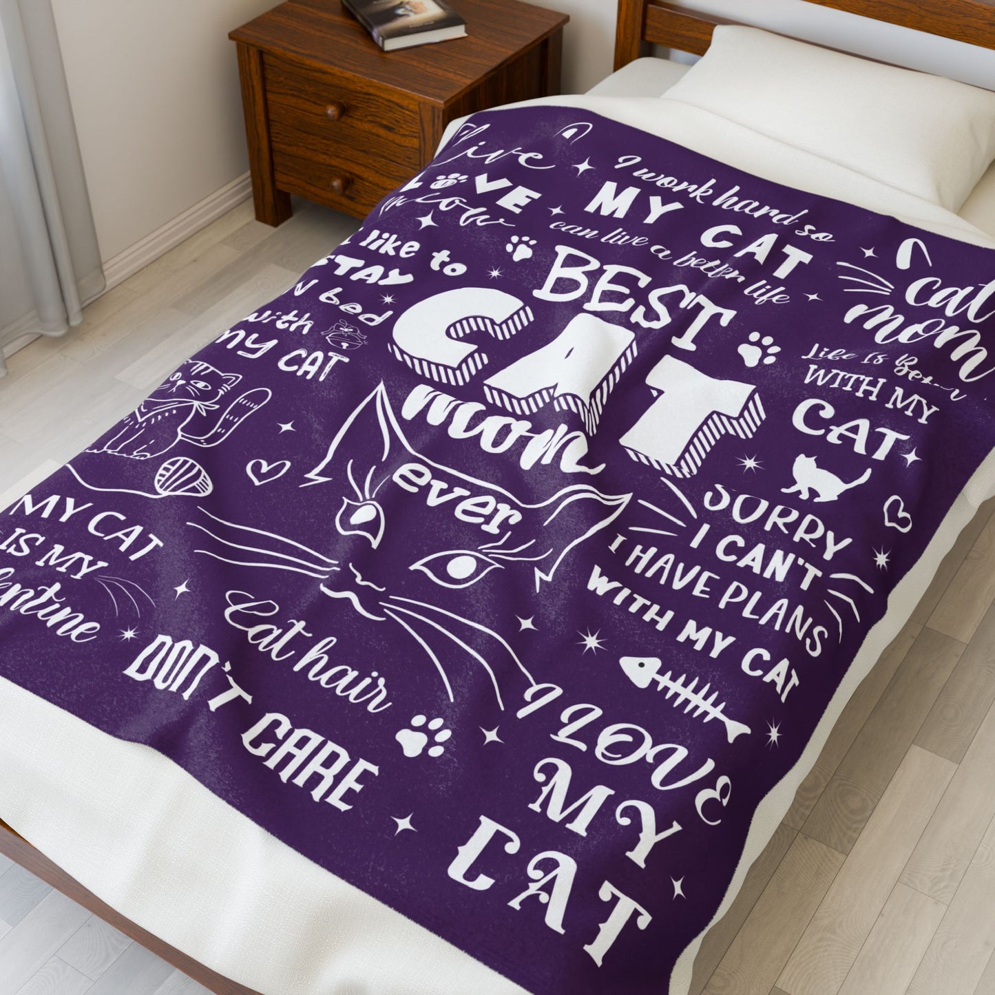 Best Cat Mom Ever Blanket