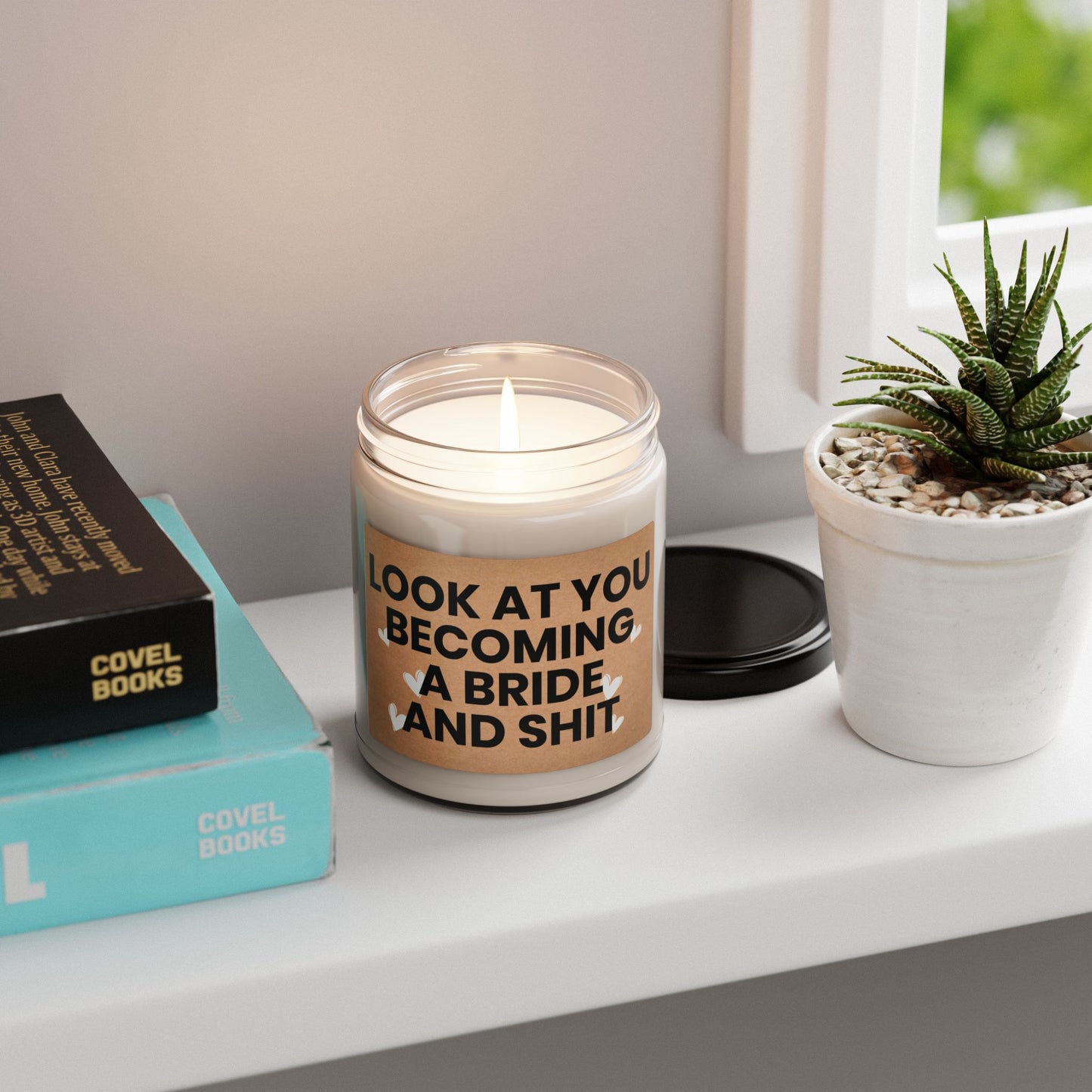 Funny Bride Candle – Look At You Becoming a Bride – Engagement Gift