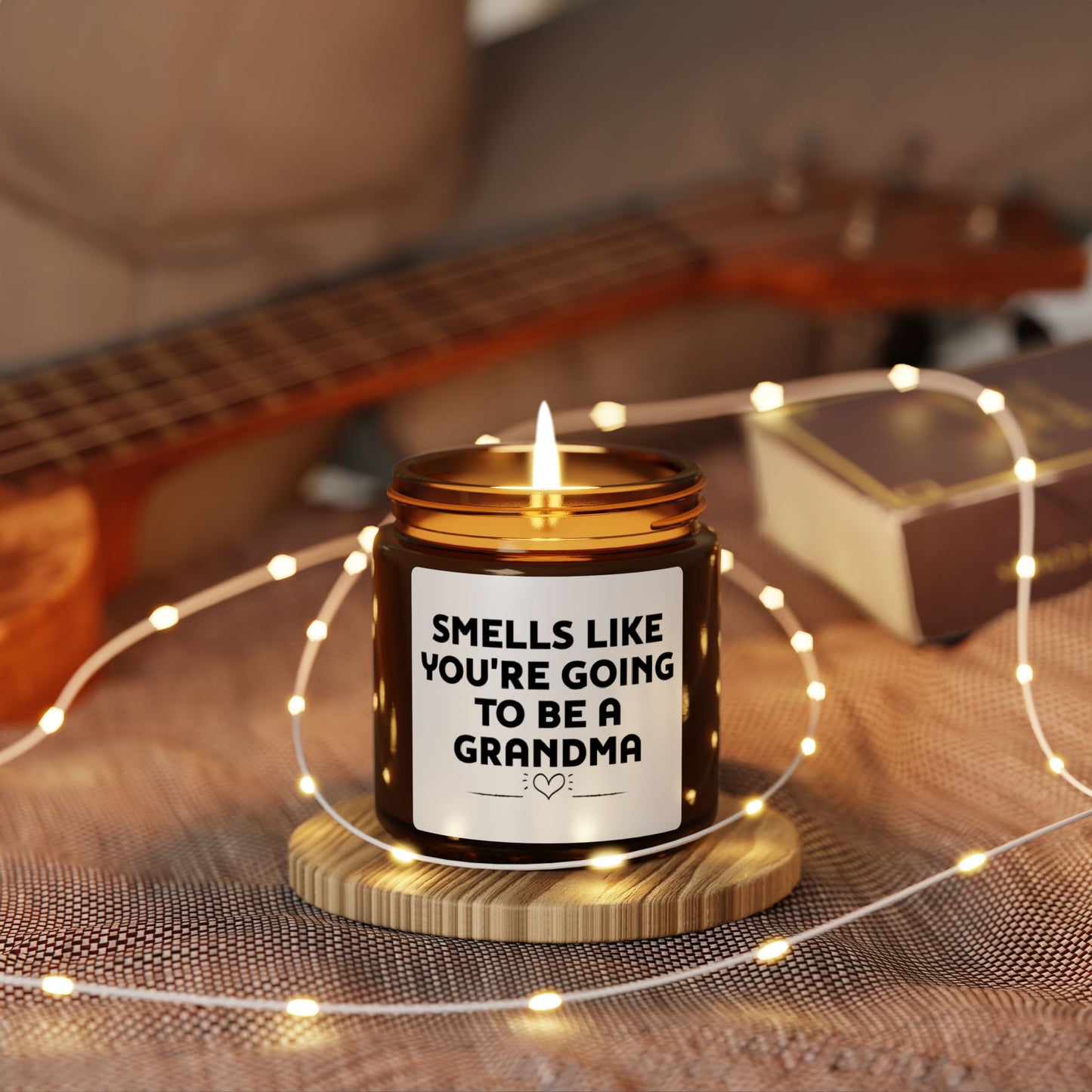 Soy Candle - Grandma Pregnancy Announcement Gift