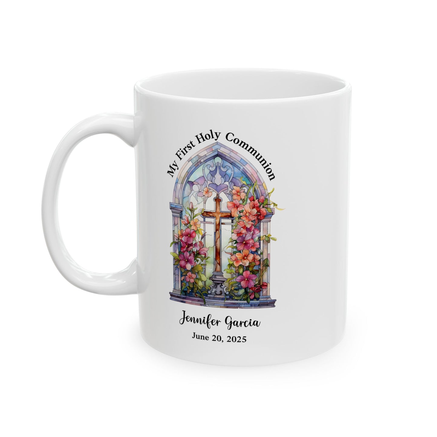 First Holy Communion Mug – Personalized Gift for Girl