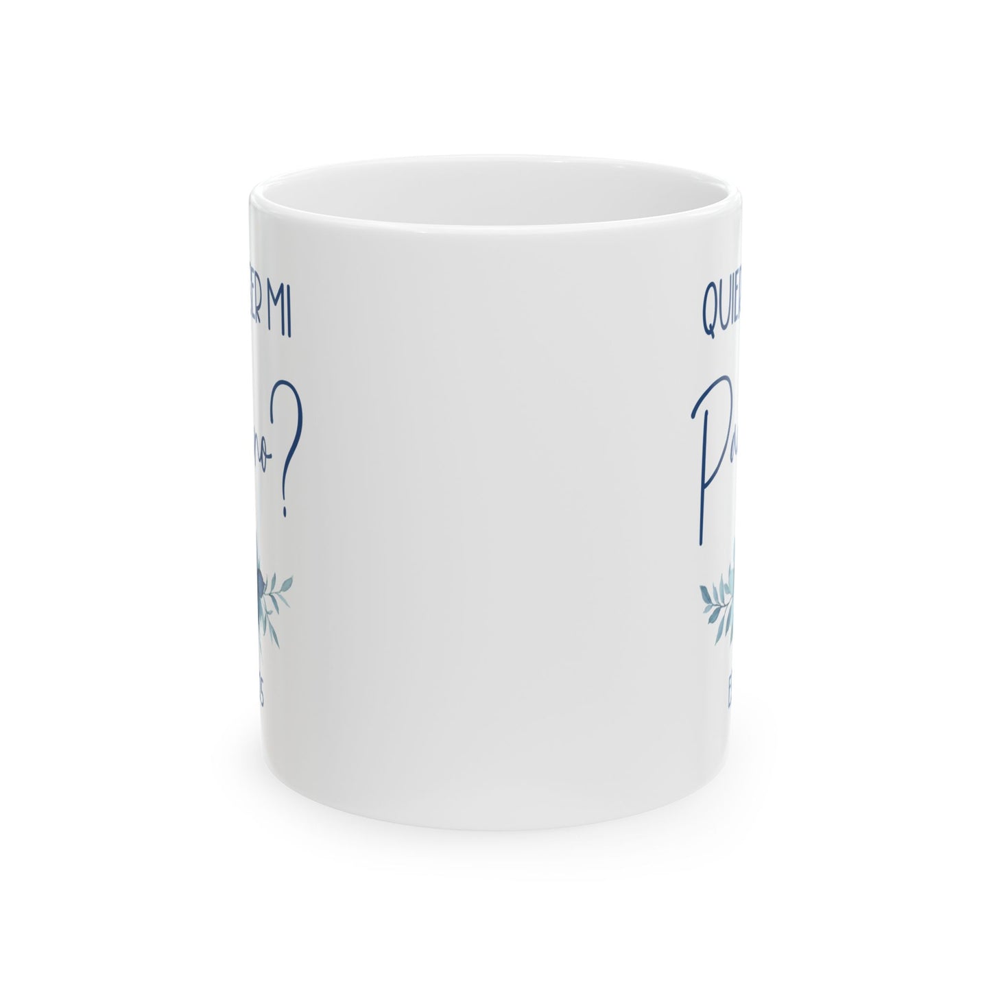 ¿Quieres Ser Mi Padrino Mug – White Spanish Godfather Gift 2025