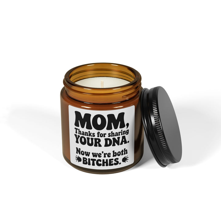 Thanks for Sharing Your DNA  Scented Soy Candle (Multi-Size, Amber Jar)