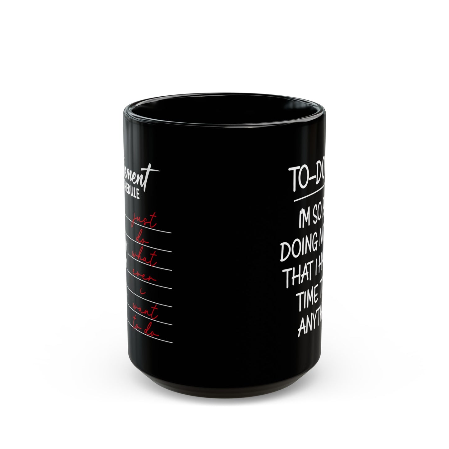 To-Do List Mug – Funny To-Do List Coffee Cup for Busy People and Procrastinators