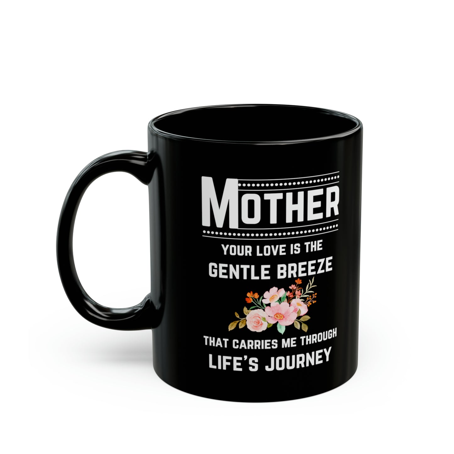 Black Ceramic Mug – Meaningful Gift for Mom