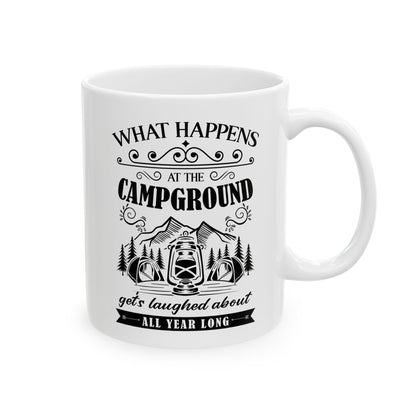 All Year Long Camping Ceramic Mug, (11oz, 15oz)