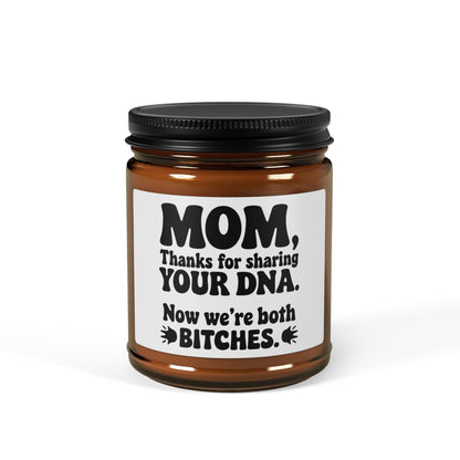 Thanks for Sharing Your DNA  Scented Soy Candle (Multi-Size, Amber Jar)