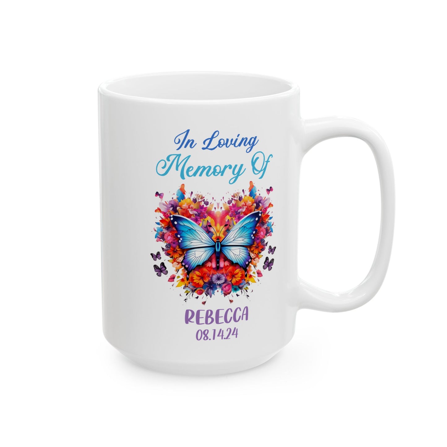 In Loving Memory Of Rebecca White Mug, (11oz, 15oz)