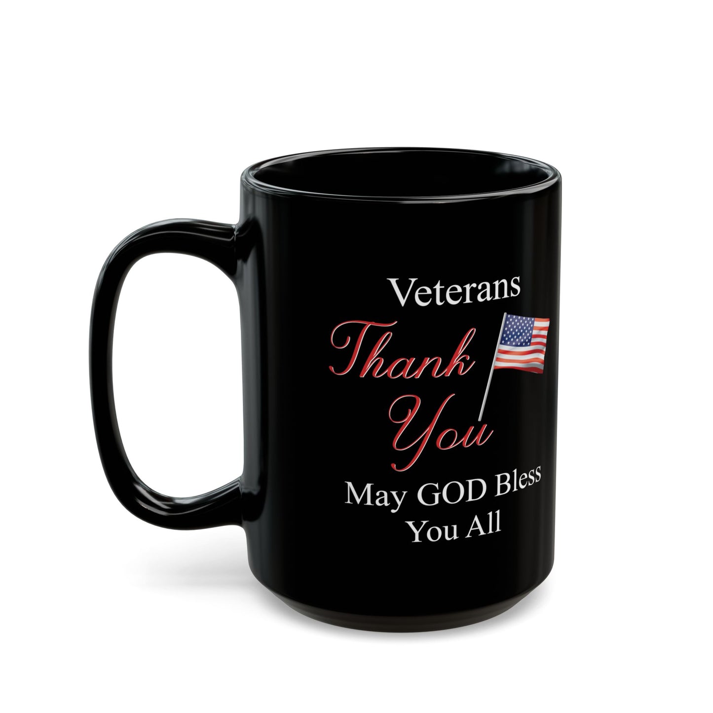 Thank you  Black Mug (11oz, 15oz)
