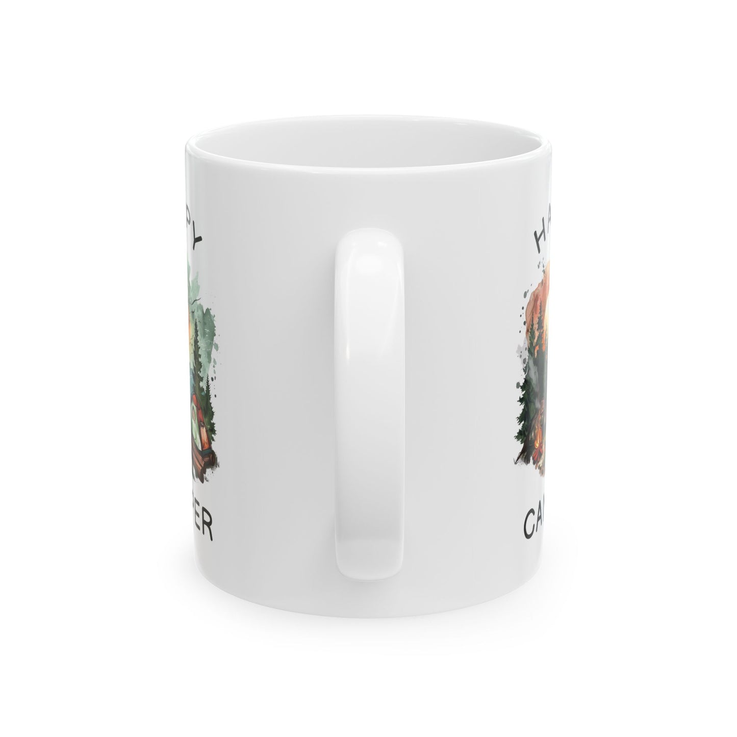 Happy Camper  Ceramic Mug, (11oz, 15oz)