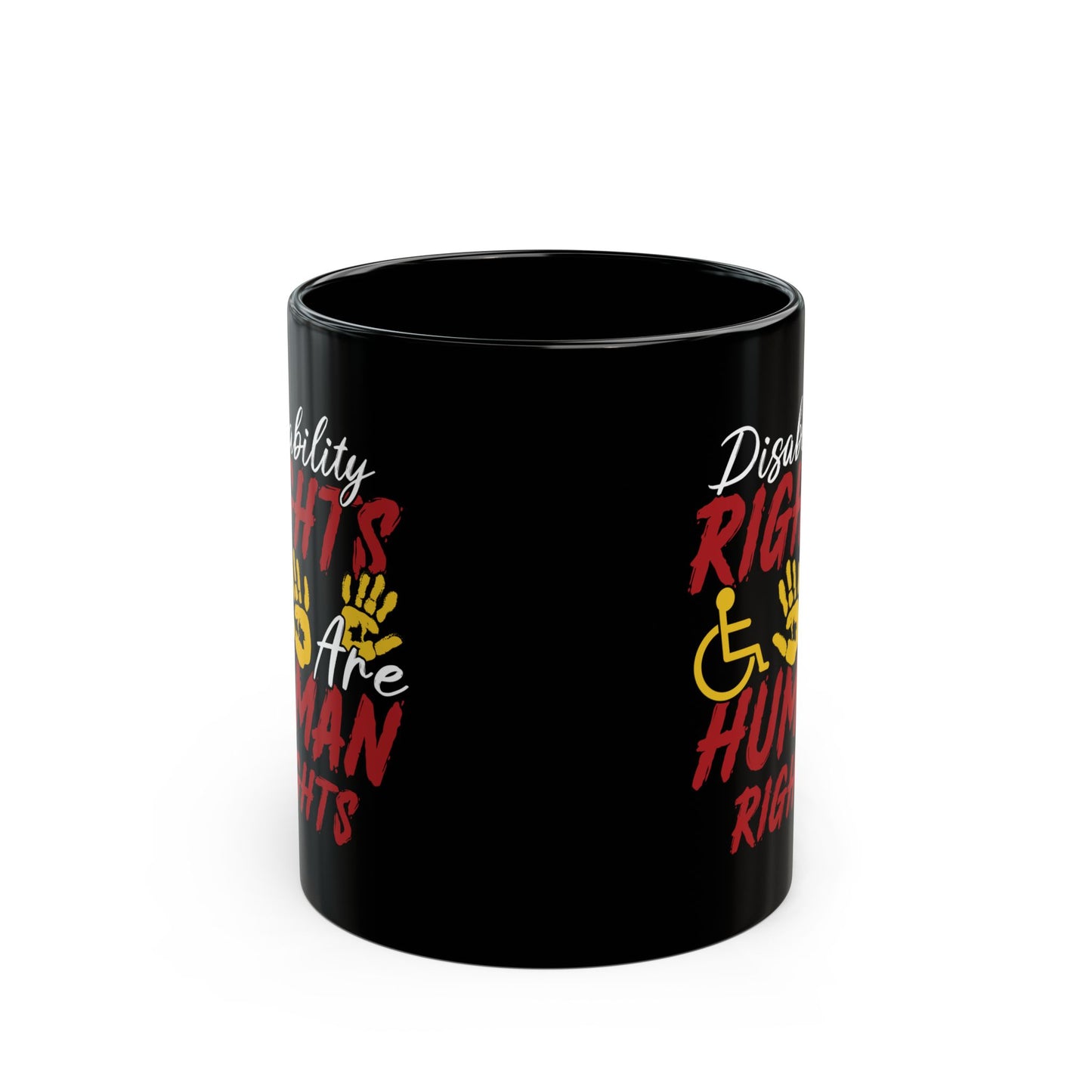 Empowering Gift for Disability Awareness, Inclusion, and Support – Black Ceramic Mug