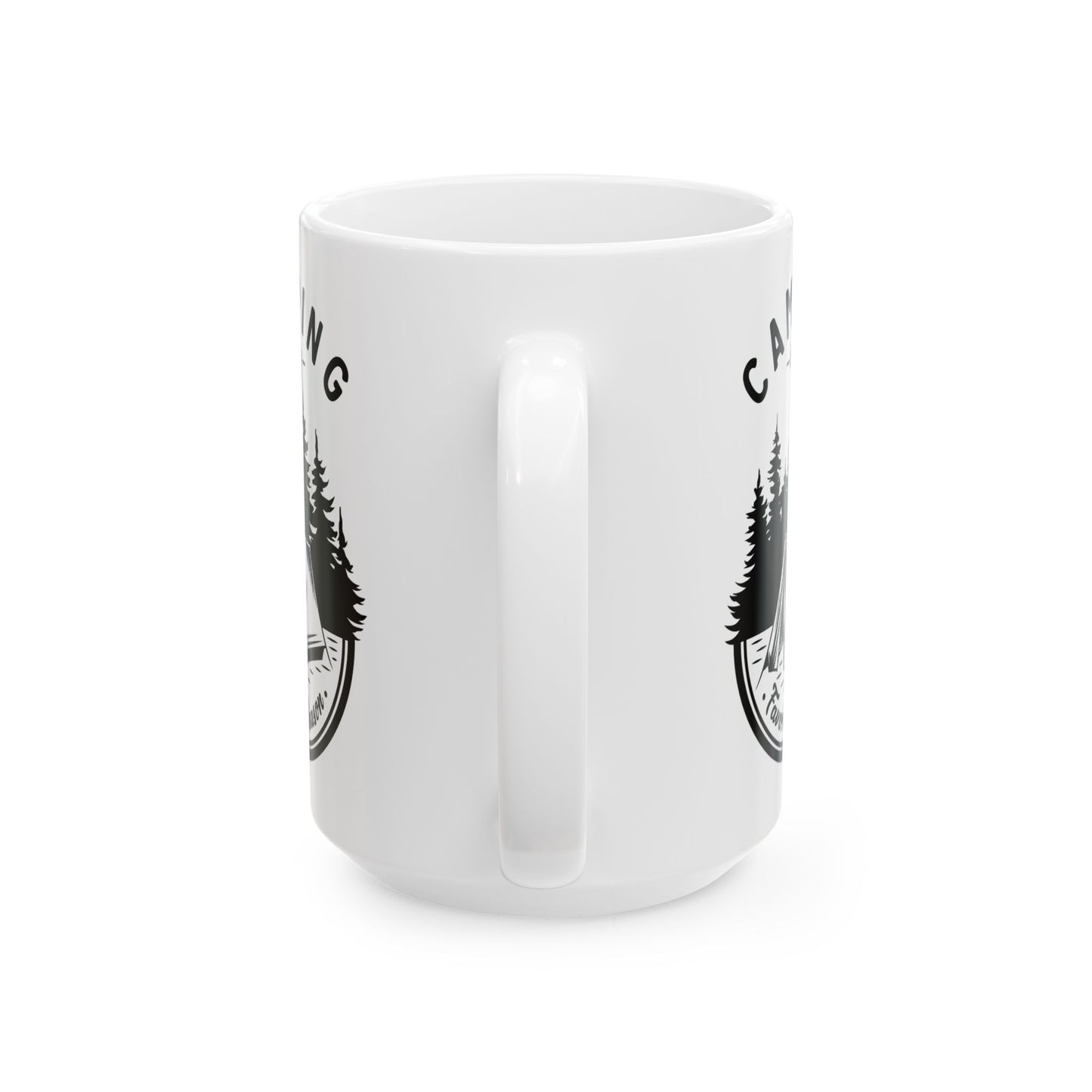 Outdoor Hiking Scene Ceramic Mug, (11oz, 15oz)