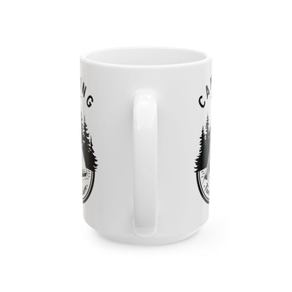 Outdoor Hiking Scene Ceramic Mug, (11oz, 15oz)