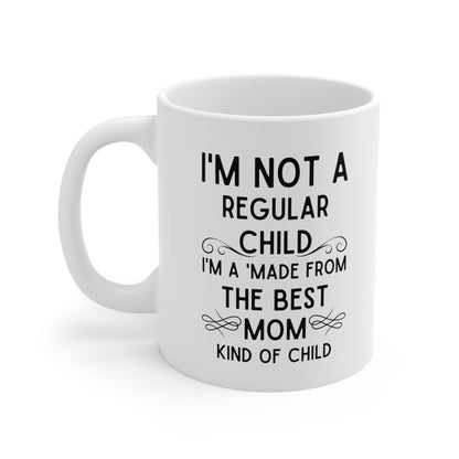 Funny Mom Mug - Made from the Best Mom Gift from Son or Daughter
