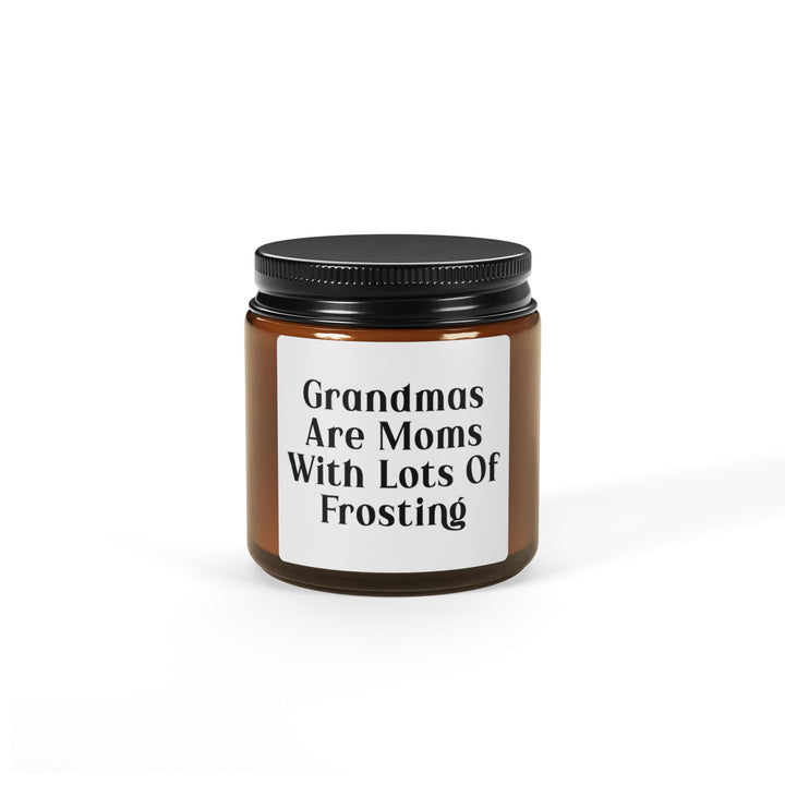Grandmas Are Moms With Lots Of Frosting Candle
