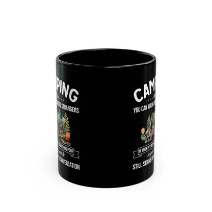 Chibi Camping Fun  Ceramic Mug, (11oz, 15oz)
