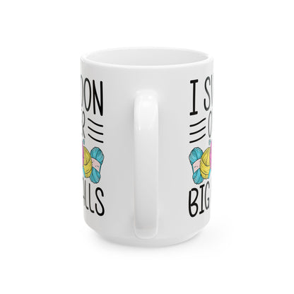 I Swoon Over Big Balls White Mug, (11oz, 15oz)