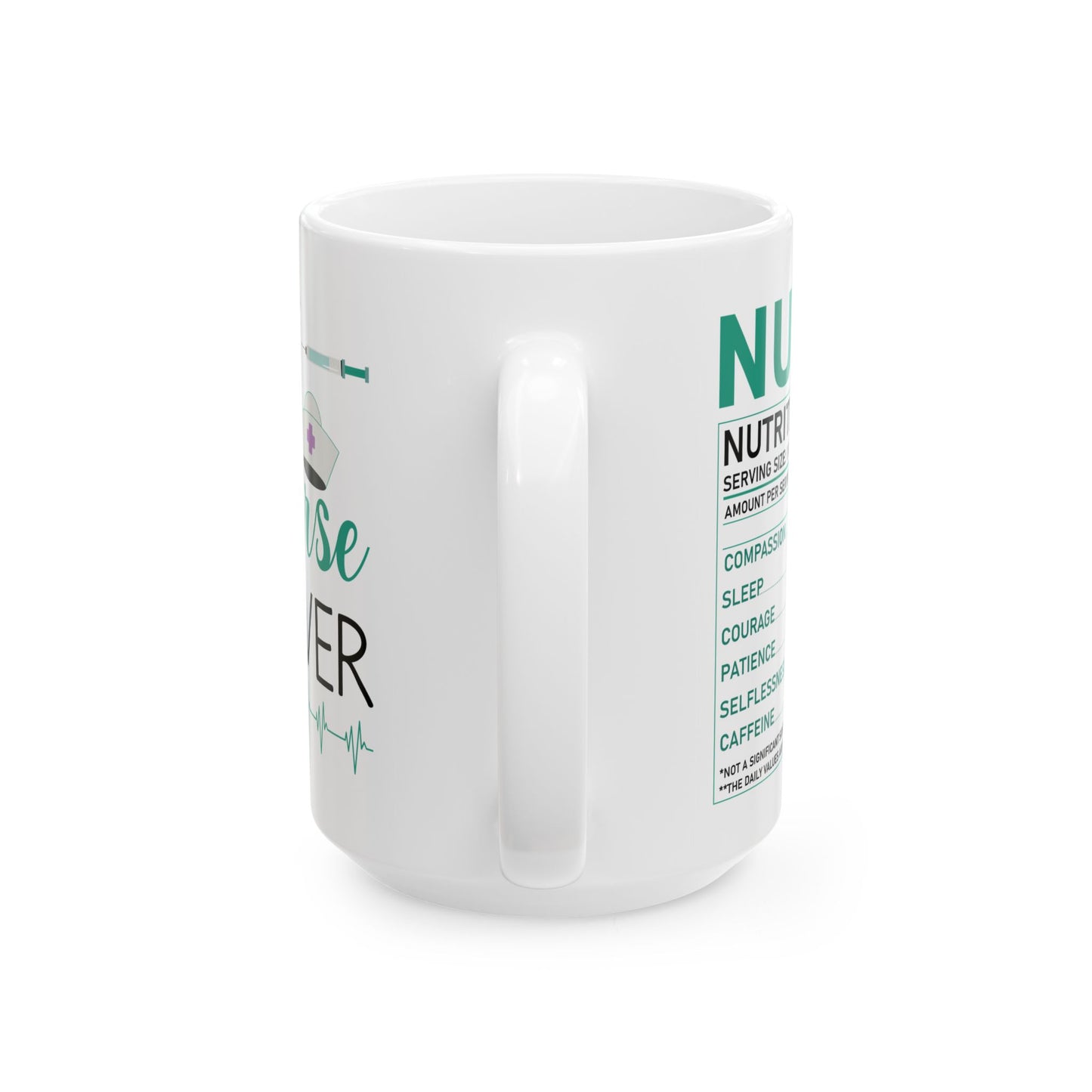Nurse Nutrition Facts Mug – A Fun and Unique Gift for Nurses