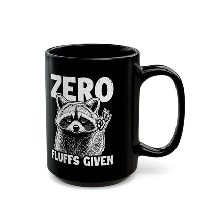 Zero Fluffs given Black Mug