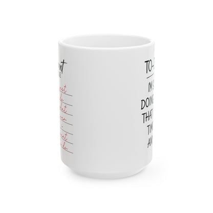 Retirement Schedule Mug – Funny Retirement Gift for Retirees and New Retirees