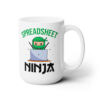Spreadsheet Ninja Tall Mug – Funny Gift for Excel Lovers