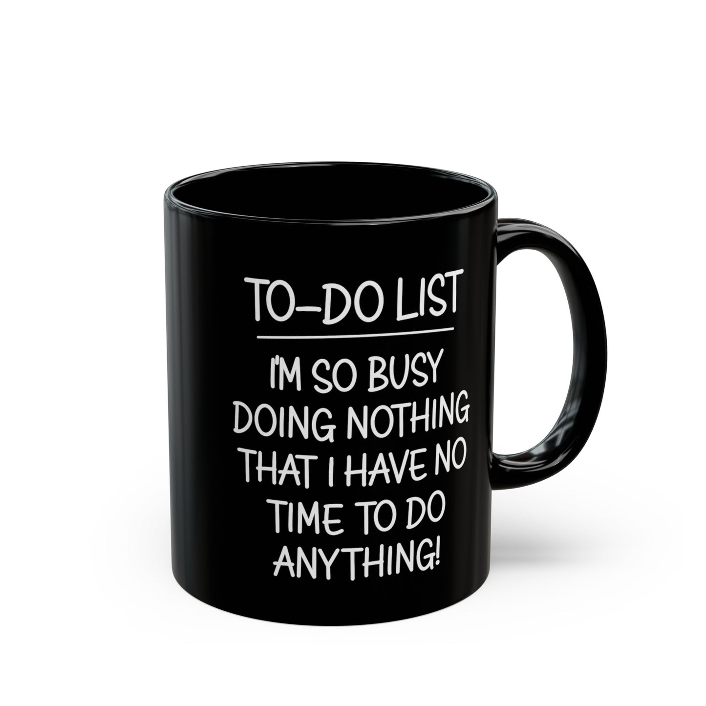 To-Do List Mug – Funny To-Do List Coffee Cup for Busy People and Procrastinators