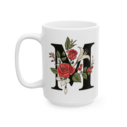 M white Mug, (11oz, 15oz)