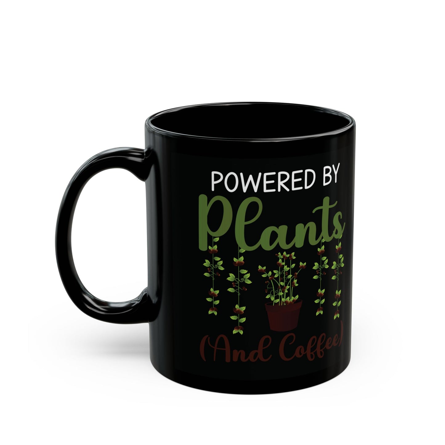 Funny Black Coffee Cup for Gardeners & Coffee Lovers – Eco & Nature Gift for Plant Parents
