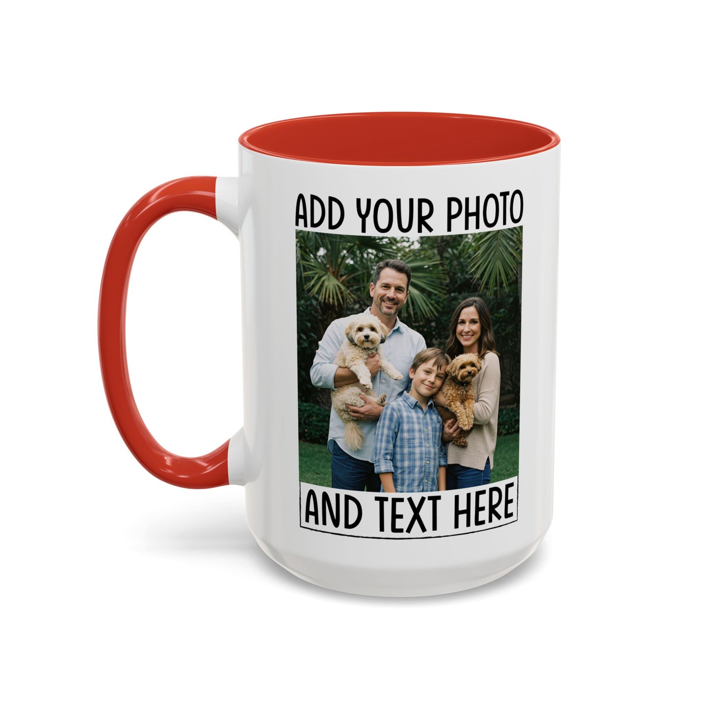 Life Is Better With Dogs & Kids – Funny Pet Parent  Accent Coffee Mug (11, 15oz)