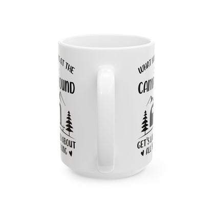 Rustic Camping Adventure Ceramic Mug, (11oz, 15oz)