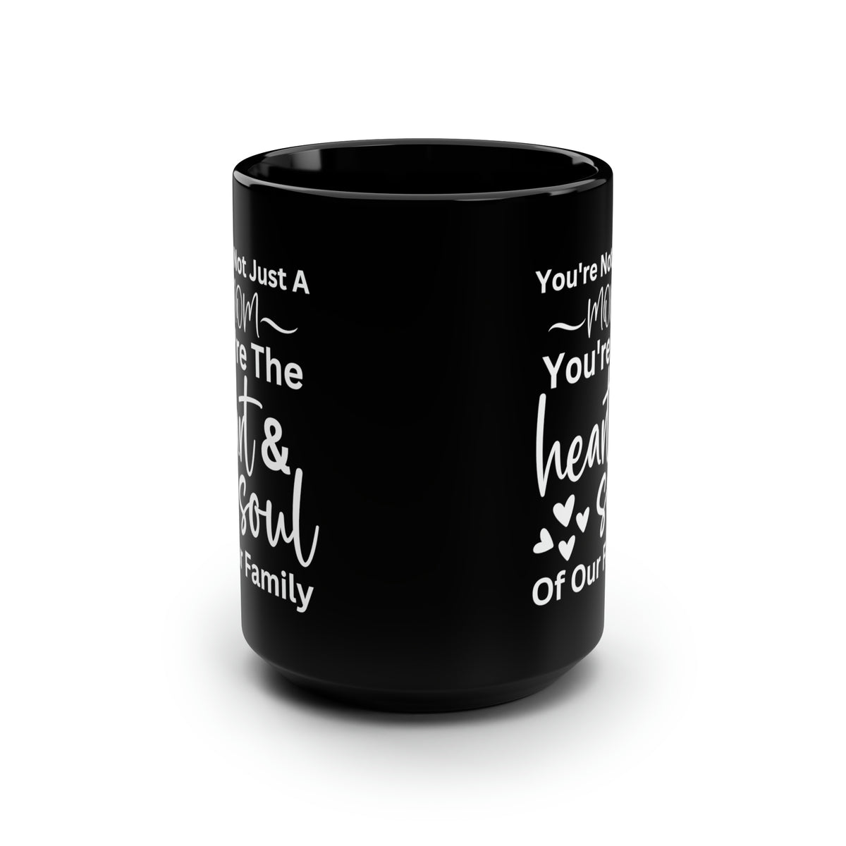 Black Coffee Mug for Mom – Heartfelt Gift for Mother's Day, Birthday, or Christmas