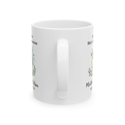My First Holy Communion Mug – Personalized Gift for Matthew