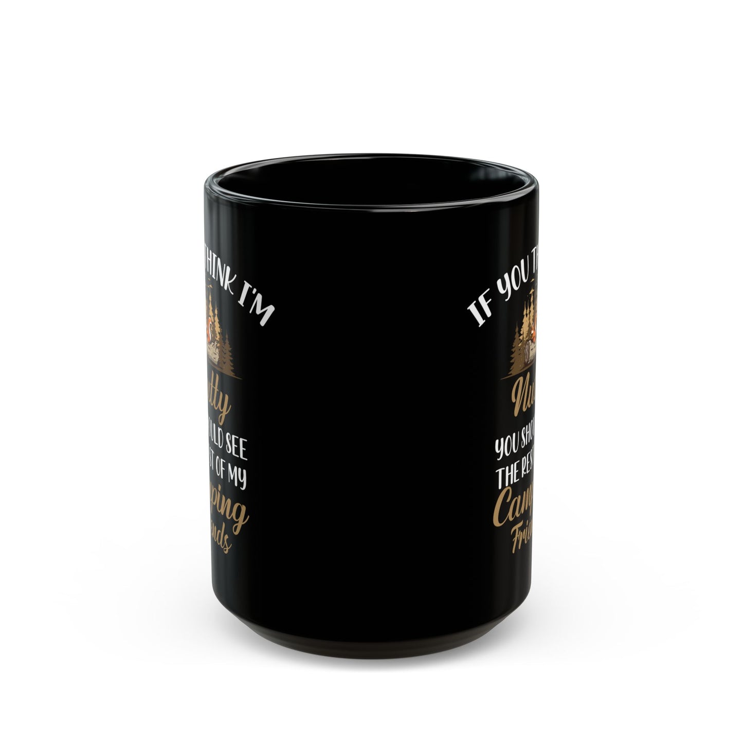 Nutty Camping Friends Ceramic Mug, (11oz, 15oz)
