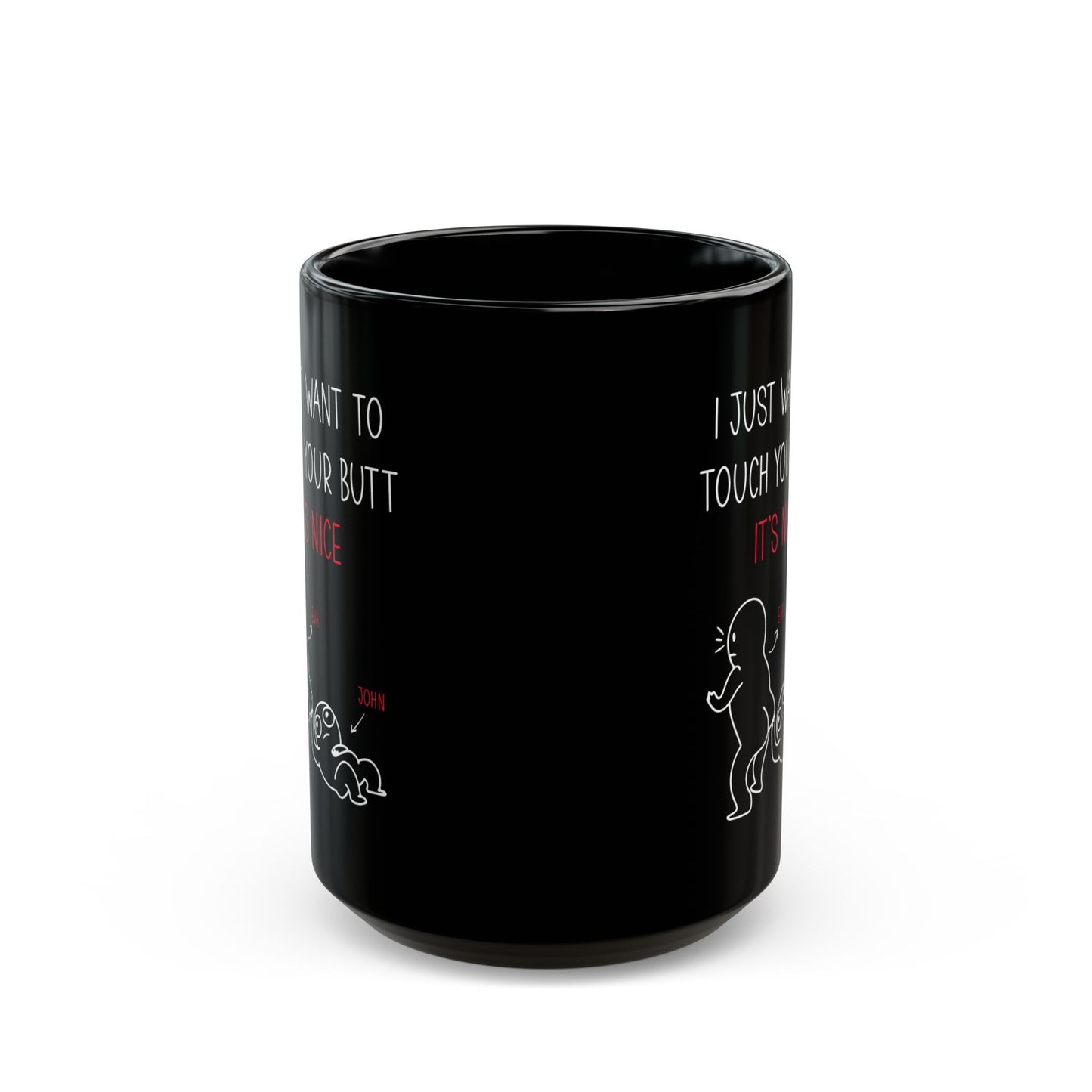 Funny Black Personalized Couples Coffee Cup – Romantic Gift for Boyfriend or Girlfriend