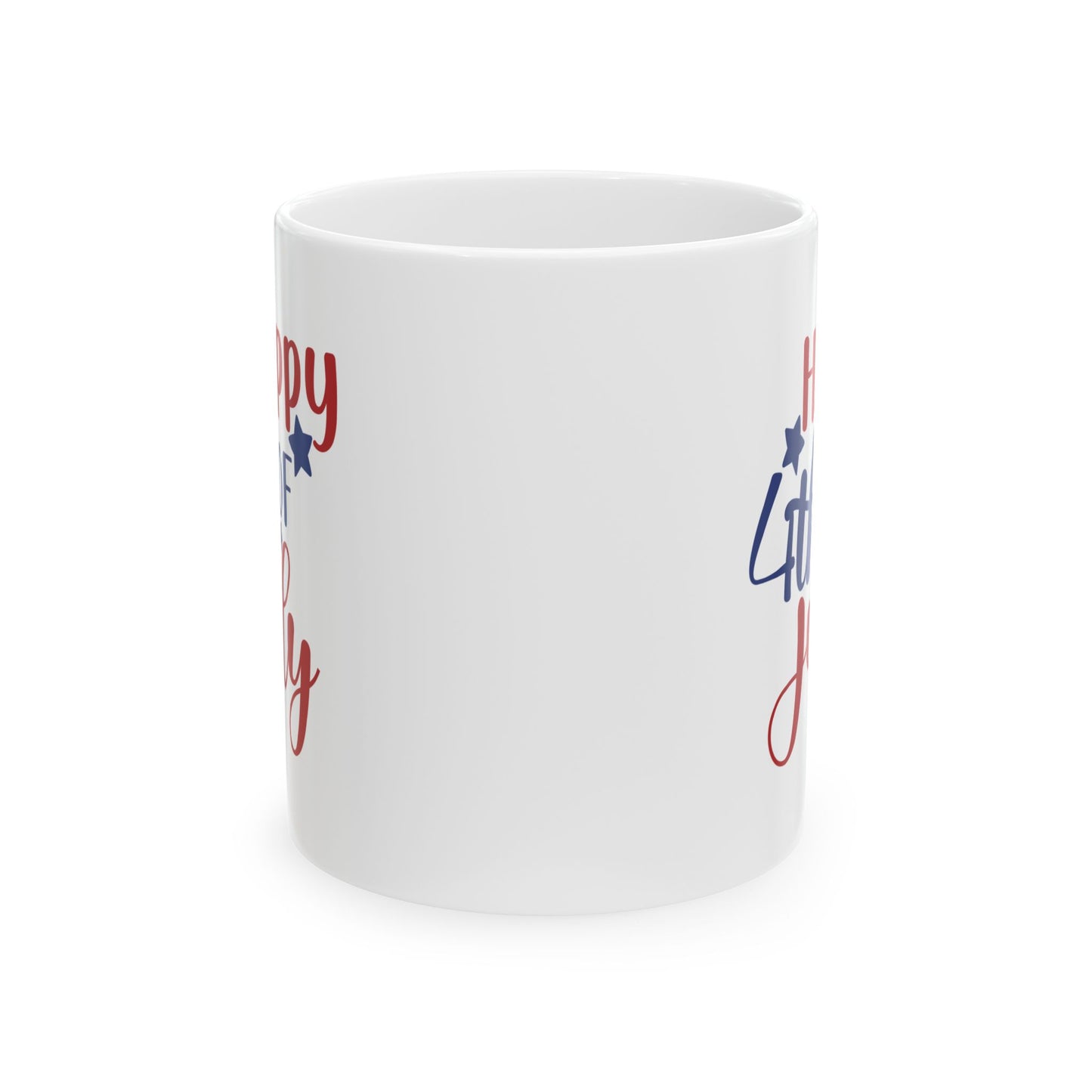 Happy 4th Of July White Mug (11oz,15oz)
