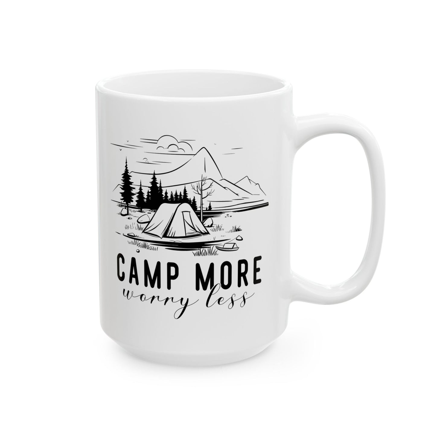 Camping Adventures Ceramic Mug, (11oz, 15oz)