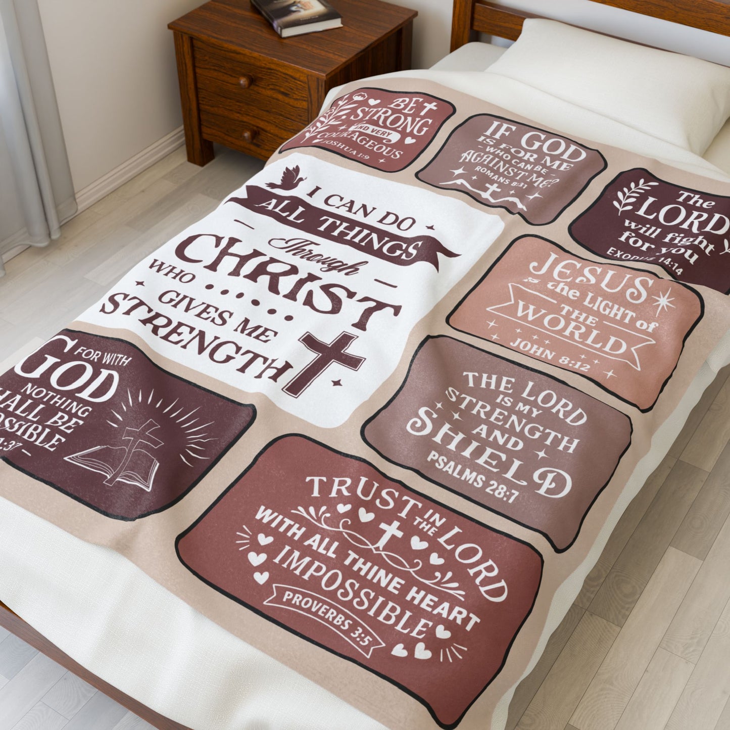 I Can Do All Things Through Christ Who Gives Me Strength Blanket
