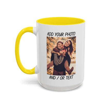 Fall Couple Mug – Cozy Autumn Love Gift for Him or Her Accent Coffee Mug (11, 15oz)