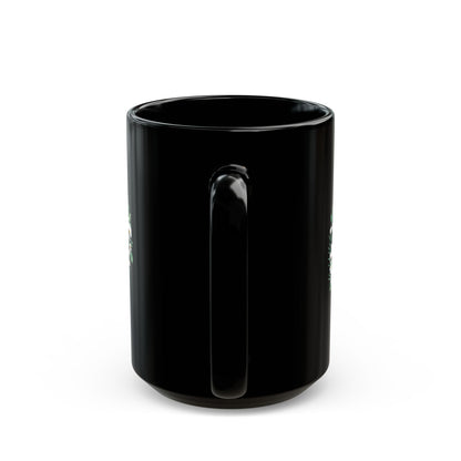 First Communion Boy Black Mug – Holy Gift with Prayer Design