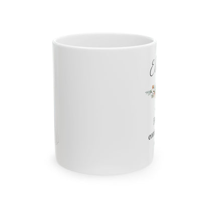 Personalized First Communion Mug – Floral Gift with Name & Date