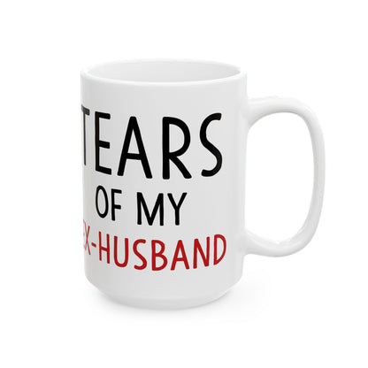 Tears Of My Ex-Husband White Mug, (11oz, 15oz)