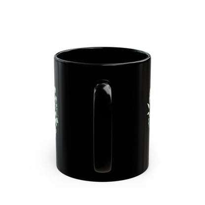 Black First Holy Communion Mug – Elegant Chalice & Bible Gift