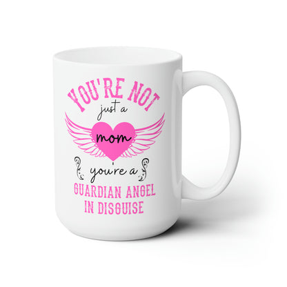 Mom Guardian Angel Mug Thoughtful Gift for Mother's Day, Birthday, and Christmas