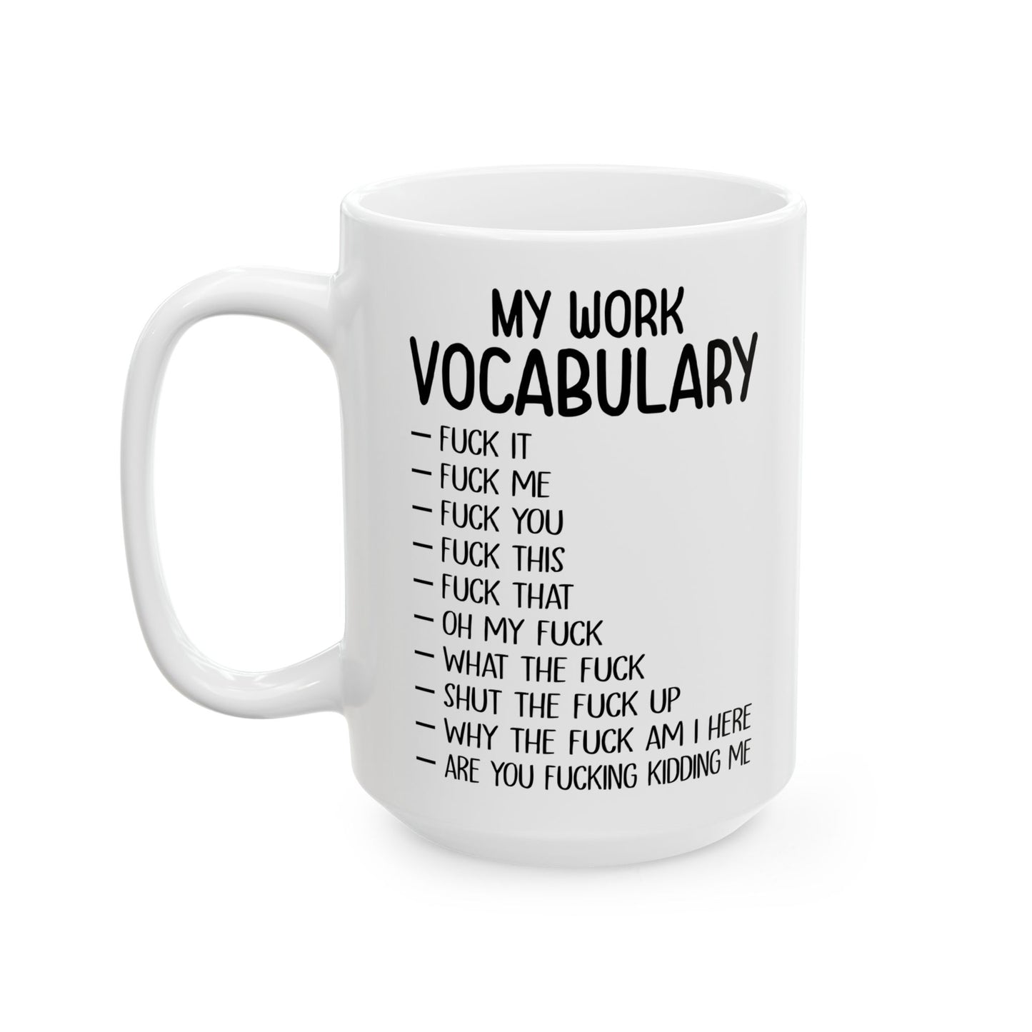 My Work Vocabulary
