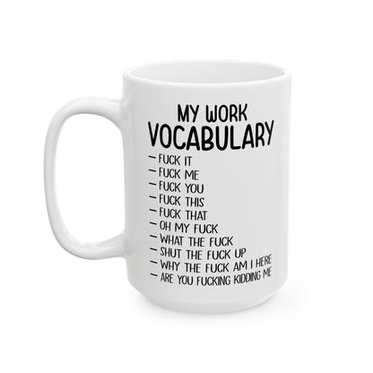 My Work Vocabulary