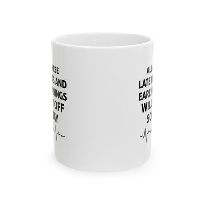 Medical Student Mug – Late Nights Early Mornings Motivation Gift Future Doctors & Nurses