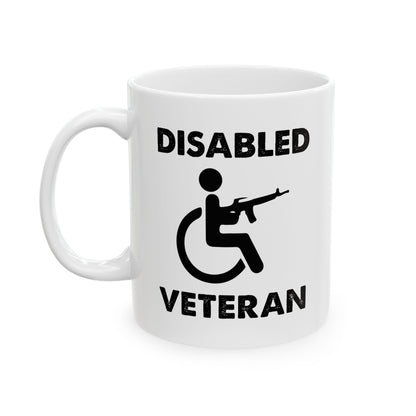 Bold Patriotic Gift for Military Heroes – Funny Wheelchair Rifle Design