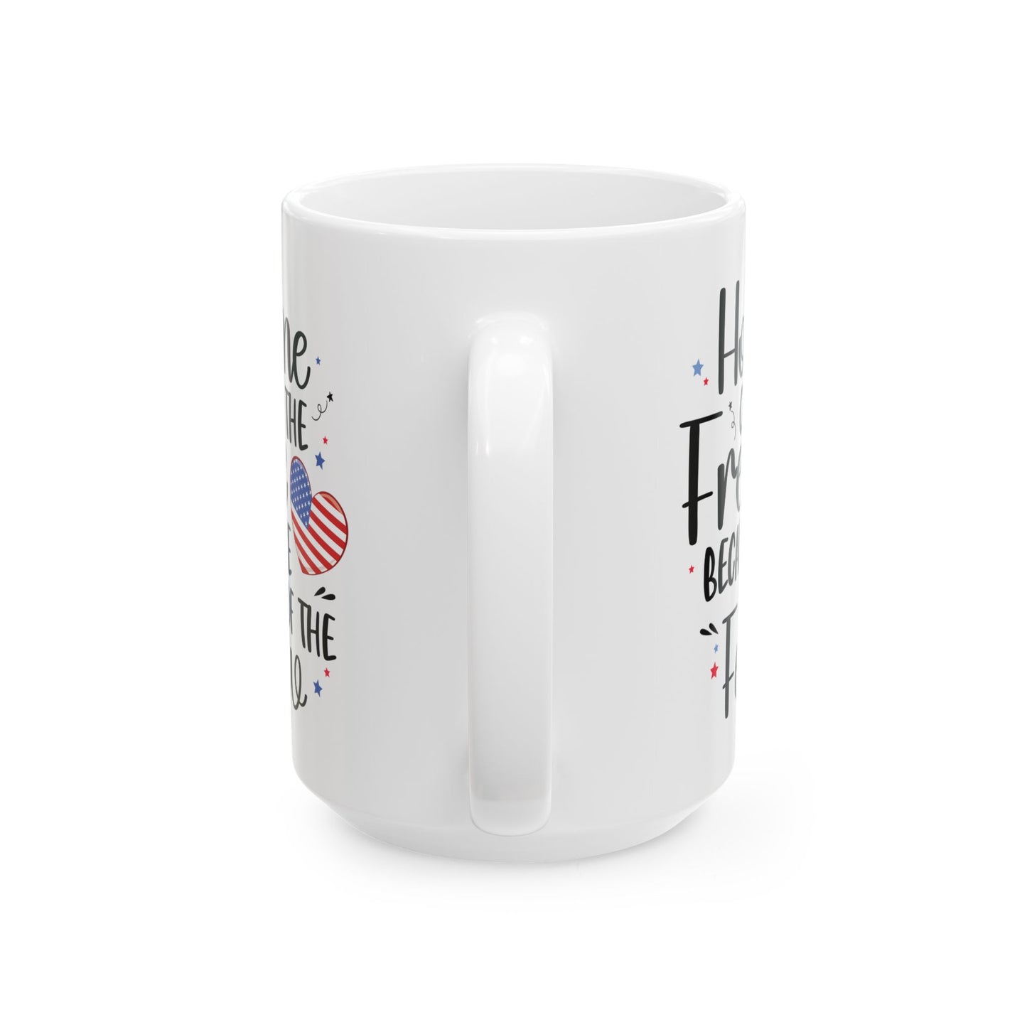 Fourth of July Mug – Support Our Troops American Pride Coffee Mug