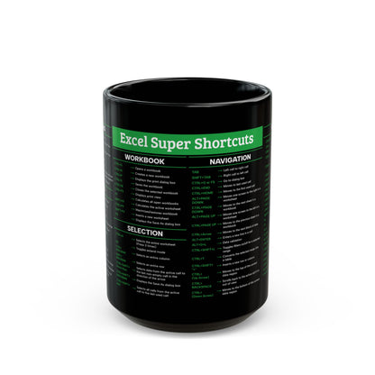 Excel Super Shortcuts Mug Ceramic Mug, (11oz, 15oz)